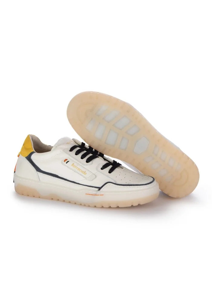 BARRACUDA | SNEAKERS EARVING BIANCO BLU GIALLO Qualità
