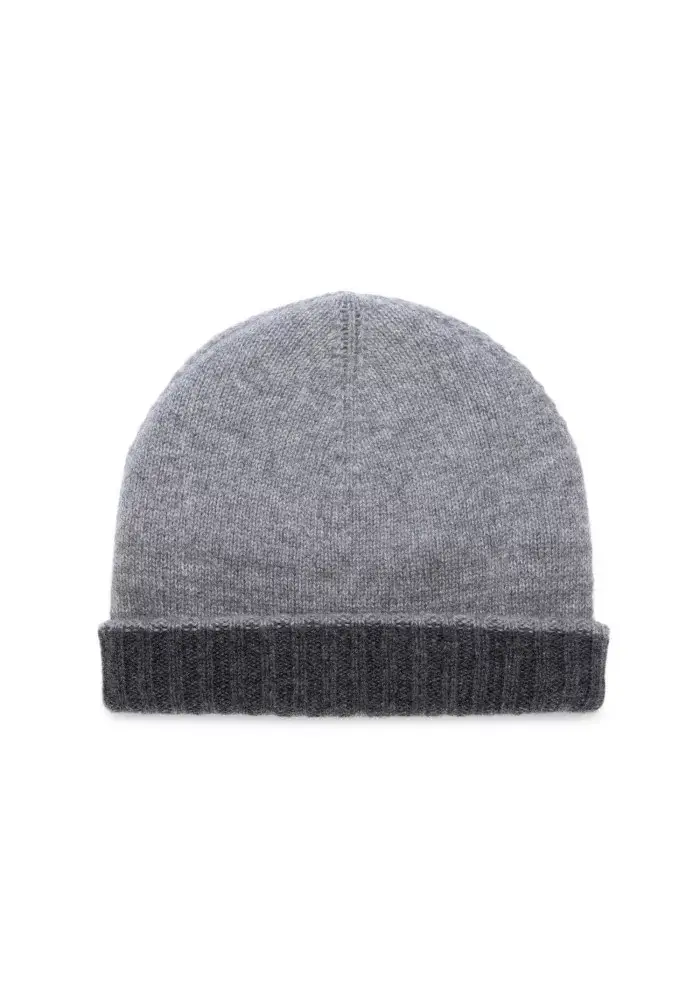 RIVIERA CASHMERE | BERRETTO DOUBLEFACE GRIGIO Promozione