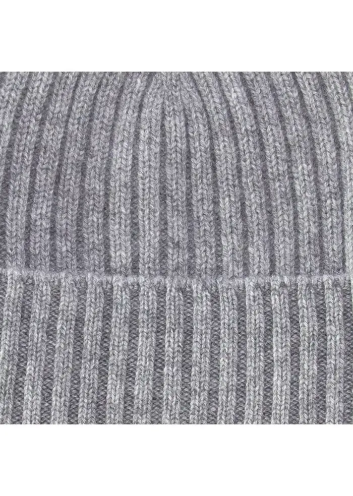 RIVIERA CASHMERE | BERETTO CASHMERE COSTE GRIGIO Spedizione Gratuita