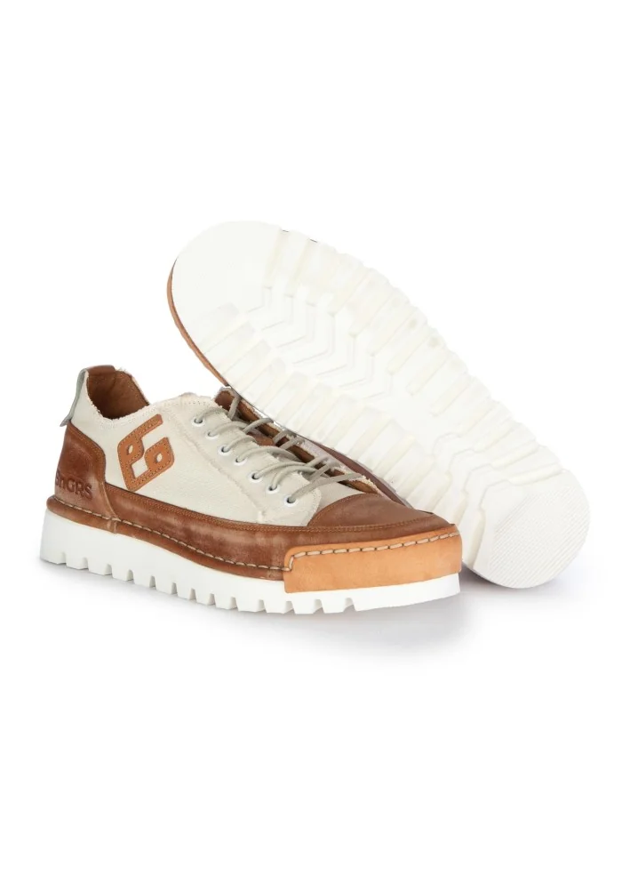 BNG REAL SHOES | SNEAKERS LA NOCCIOLA BIANCO MARRONE Outlet