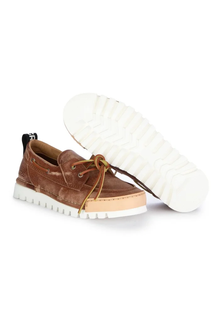 BNG REAL SHOES | SCARPE BASSE LA NAUTICA MARRONE Vendita Calda