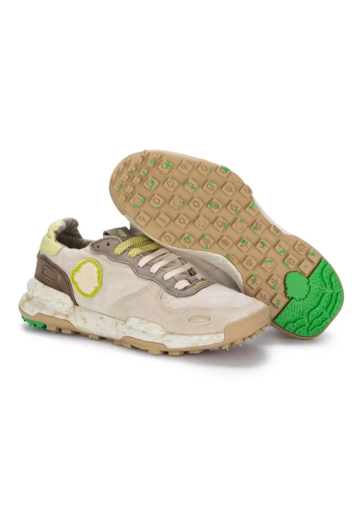 SATORISAN | SNEAKERS CHACRONA BIANCO BEIGE Saldi Di Fabbrica