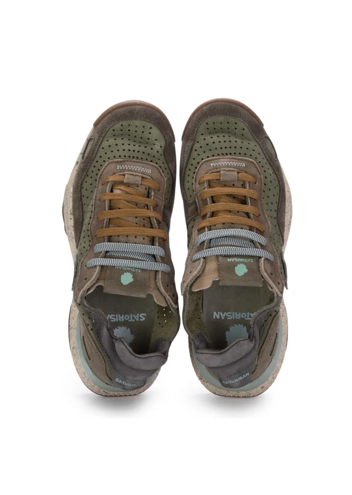 SATORISAN | SNEAKERS CHACRONA VERDE MARRONE Vendite Flash