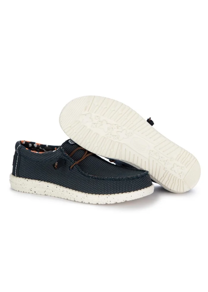 HEY DUDE | SCARPE BASSE WALLY SOX STITCH BLU Negozio