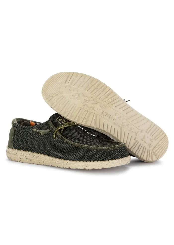 HEY DUDE | SCARPE BASSE WALLY SOX STITCH VERDE In Saldo