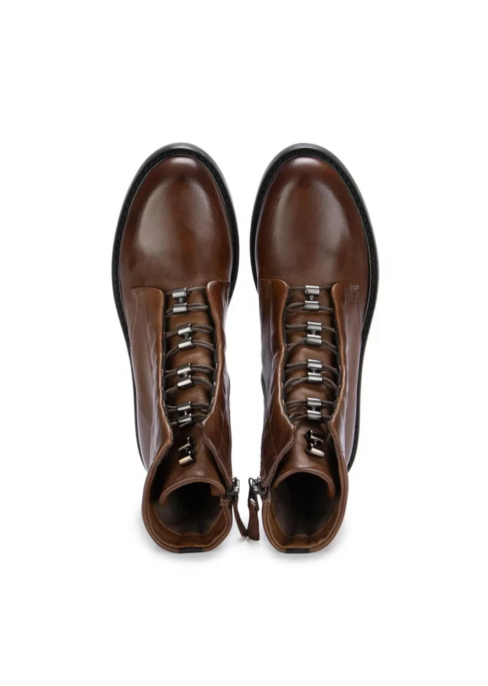 MJUS | STIVALETTI ALLACCIATI ZIP PELLE MARRONE Negozi Online