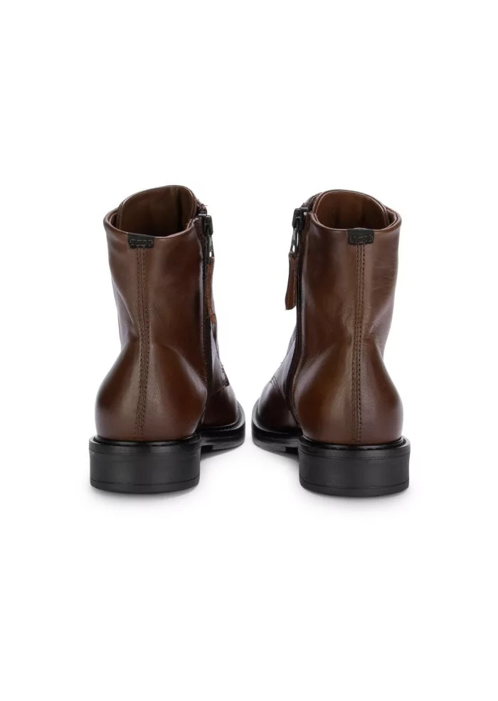 MJUS | STIVALETTI ALLACCIATI ZIP PELLE MARRONE Negozi Online