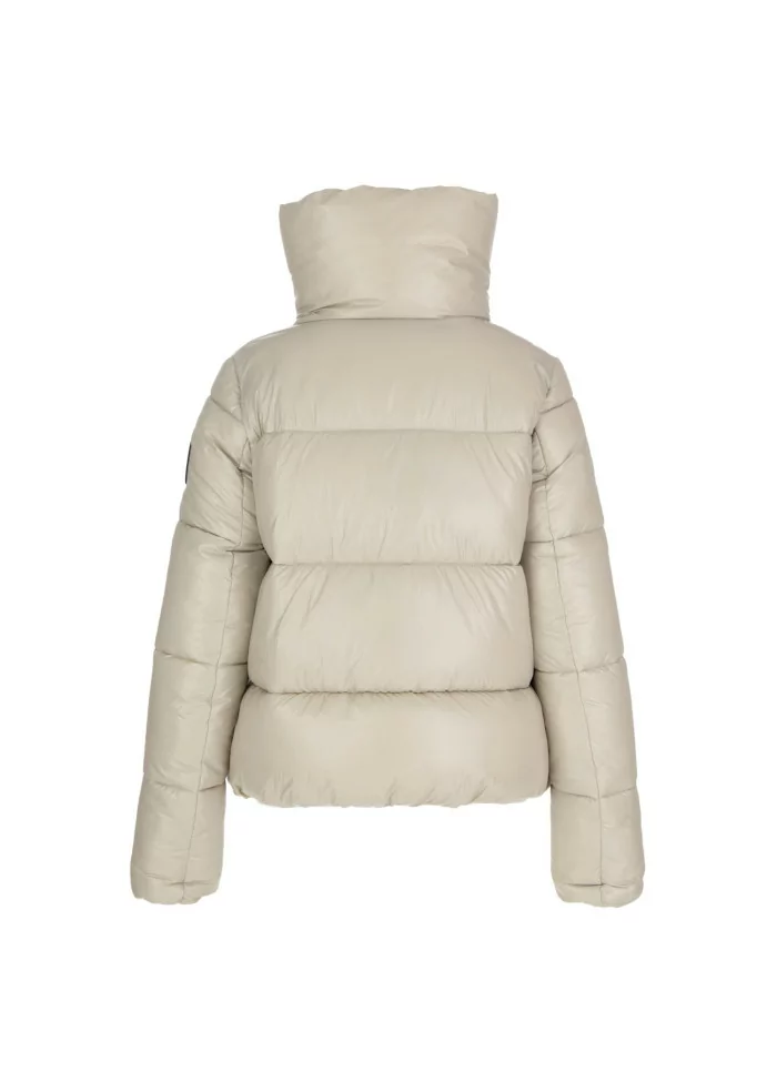 SAVE THE DUCK | PIUMINO BOMBER LUCK19 ISLA BEIGE Consegna Veloce