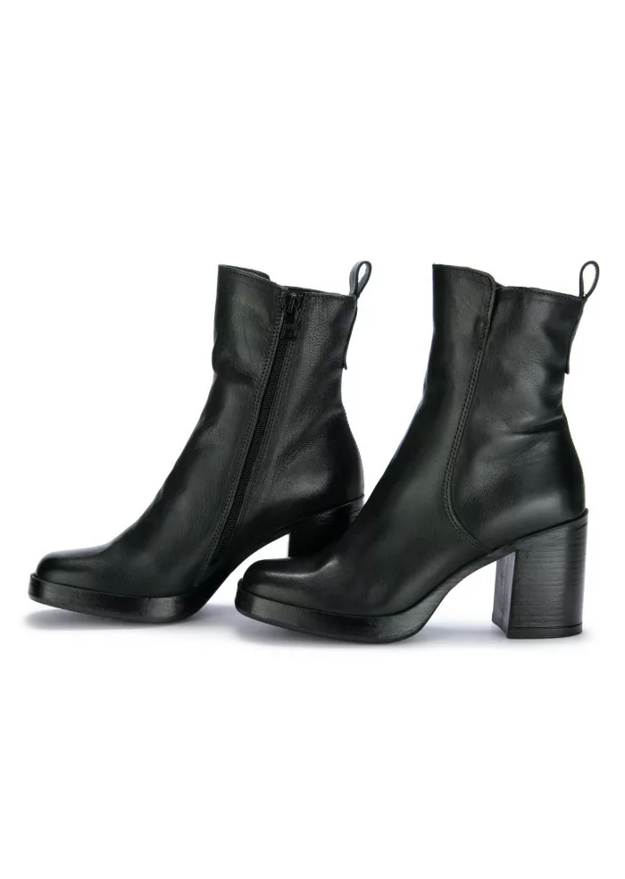 MJUS | TRONCHETTI CON TACCO PELLE VERDE SCURO Outlet