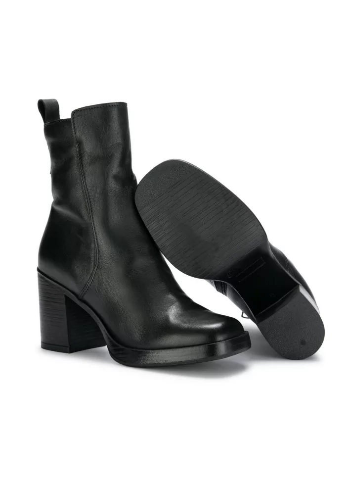 MJUS | TRONCHETTI CON TACCO PELLE VERDE SCURO Outlet