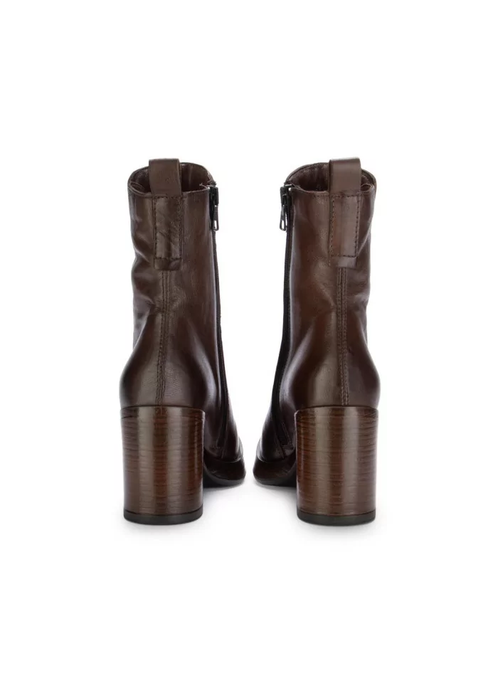 MJUS | STIVALETTI CON TACCO PELLE MARRONE CIOCCOLATO Fino Al -60%