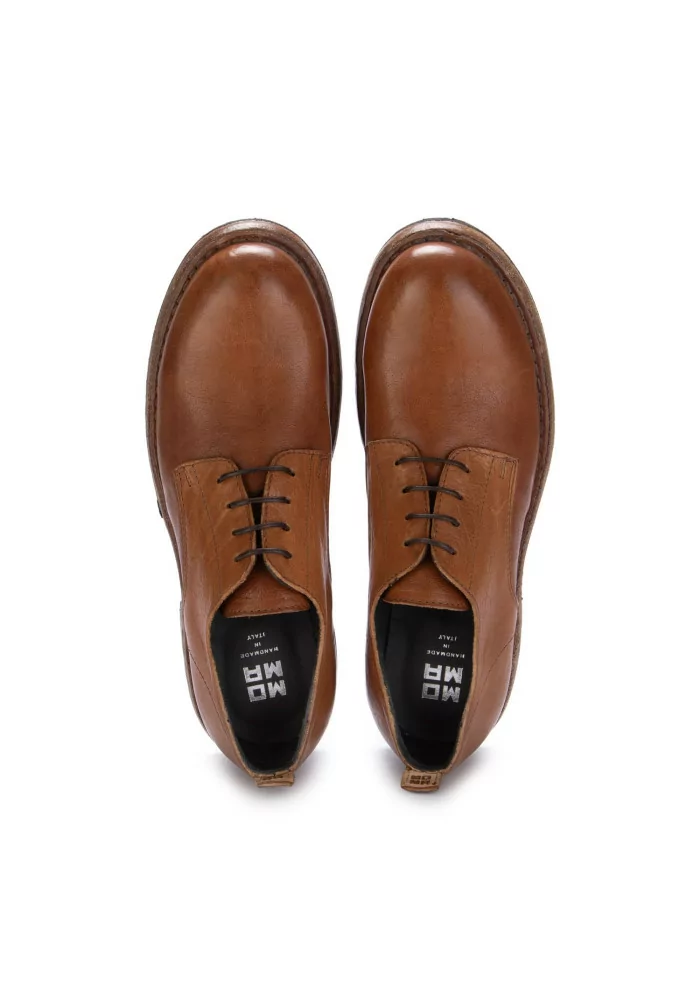 MOMA | SCARPE ALLACCIATE PELLE CUSNA CUOIO Sottocosto