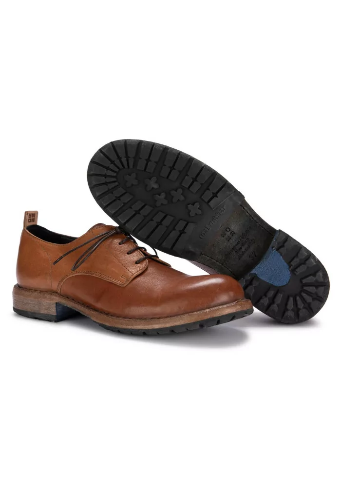 MOMA | SCARPE ALLACCIATE PELLE CUSNA CUOIO Sottocosto