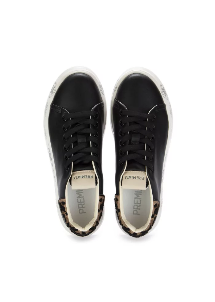 PREMIATA | SNEAKERS BELLE PELLE NERO MACULATO Sconto