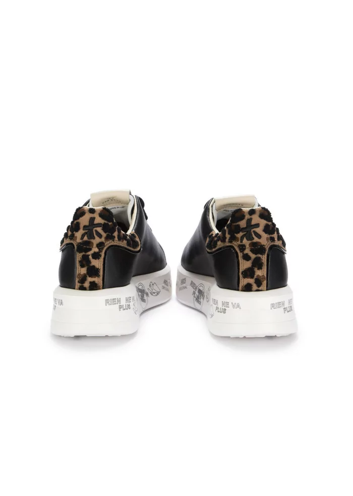 PREMIATA | SNEAKERS BELLE PELLE NERO MACULATO Sconto