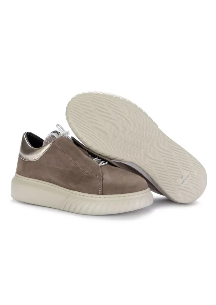 ANDIA FORA | SNEAKERS LIBI PY PELLE NABUK GRIGIO SMOG Outlet