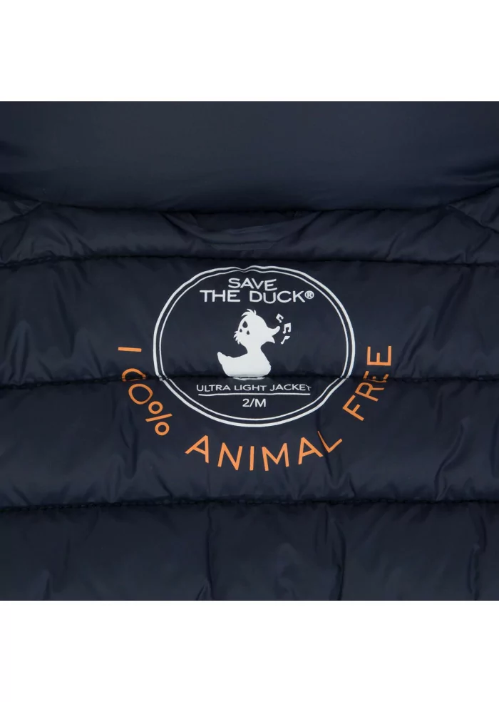 SAVE THE DUCK | GILET GIGA01 CHARLOTTE BLU In Saldo