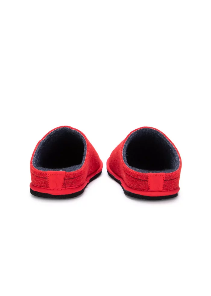 LÖWENWEISS | PANTOFOLE FELTRO DI LANA ROSSO BLU Moda
