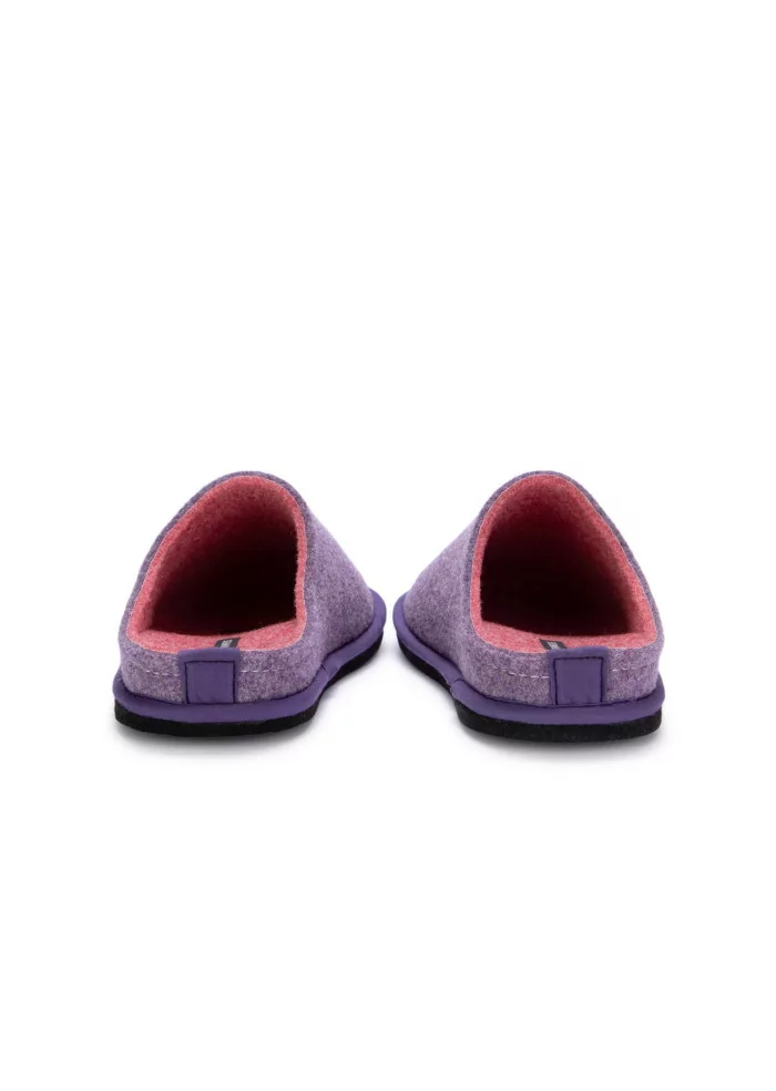 LÖWENWEISS | PANTOFOLE FELTRO DI LANA LILLA ROSA Offerta Giorno del Papà