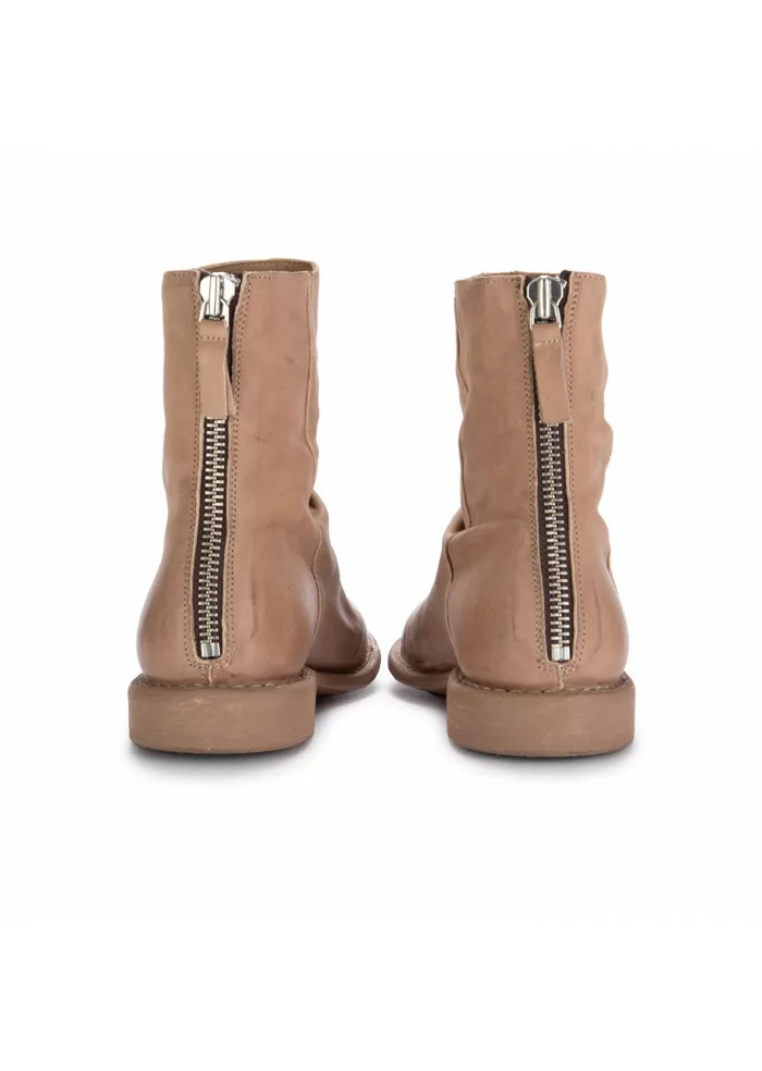 MOMA | STIVALI TRONCHETTO BANDOLERO MARRONE TAUPE Offerta San Valentino