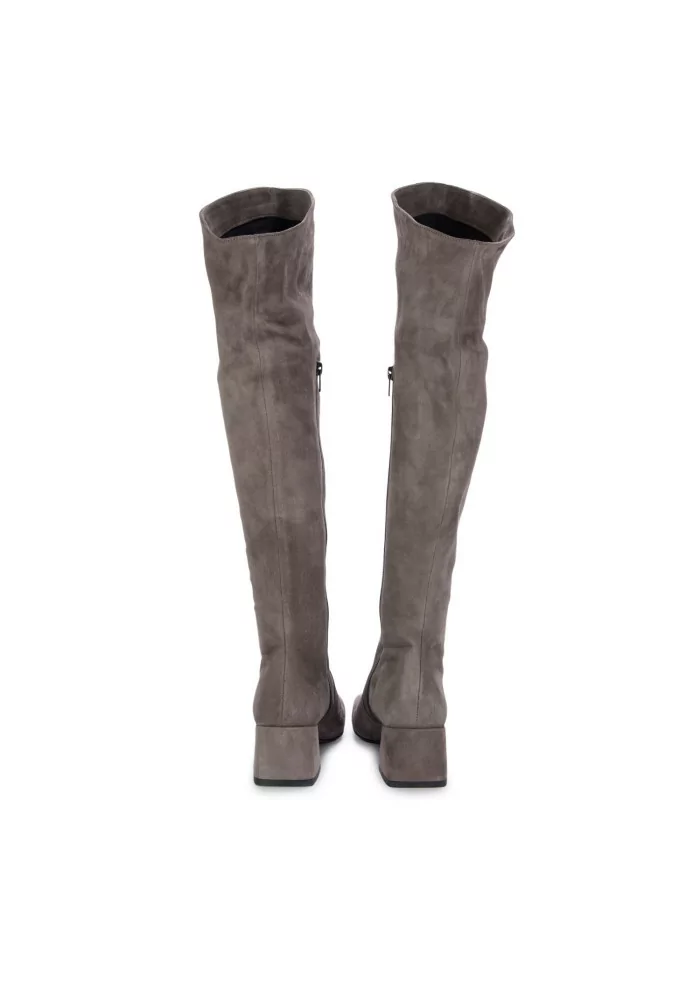 MA+DE 94 | STIVALI ALTI CAMOSCIO TAUPE Qualità