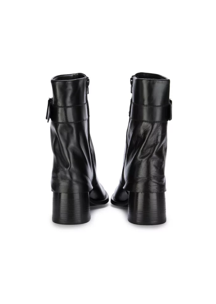 JUICE | STIVALETTI CON TACCO PELLE FIBBIA NERO Latest fashion