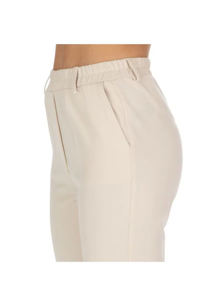 KARTIKA | PANTALONI JOGGING BIANCO PANNA Consegna Veloce