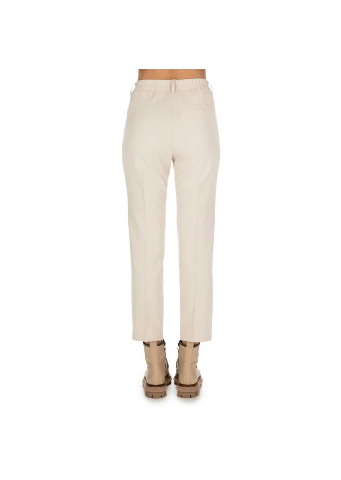 KARTIKA | PANTALONI JOGGING BIANCO PANNA Consegna Veloce