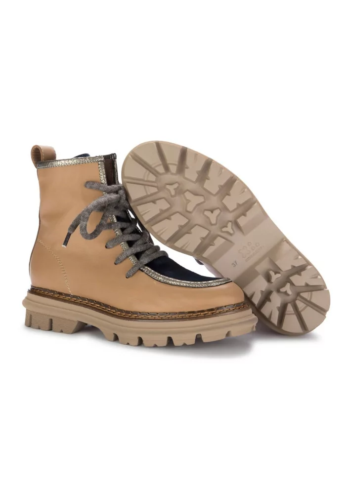 CATERINA C | STIVALETTI PELLE CAVALLINO MARRONE BLU Bestseller