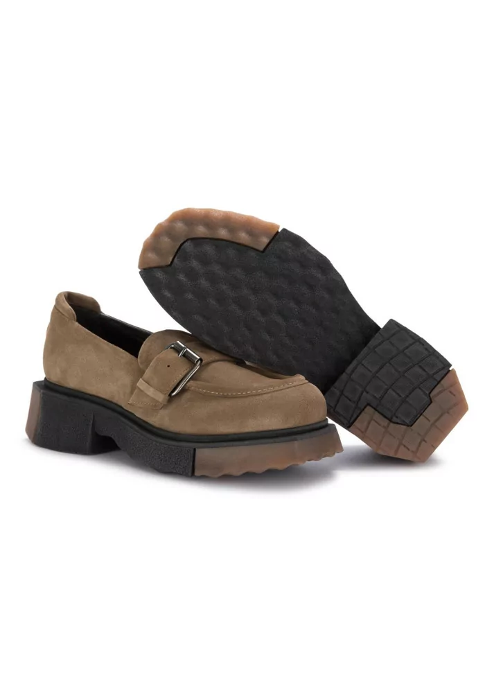 VICOLO 8 | MOCASSINI CHUNKY CAMOSCIO MARRONE Offerte stagionali