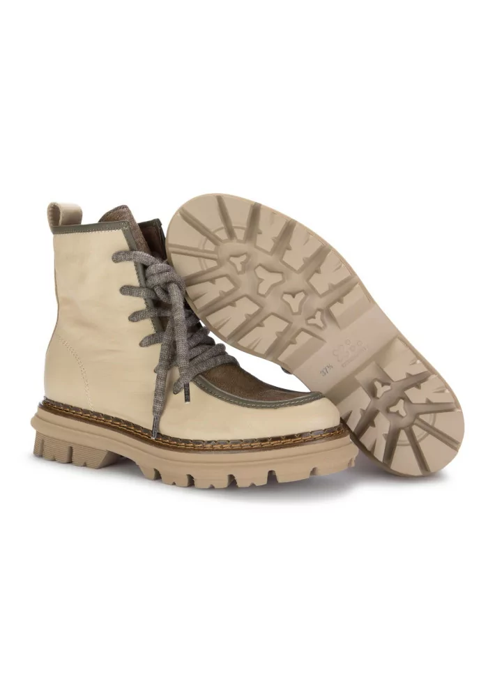 CATERINA C | TRONCHETTI PELLE CAVALLINO BEIGE Rilascio limitato
