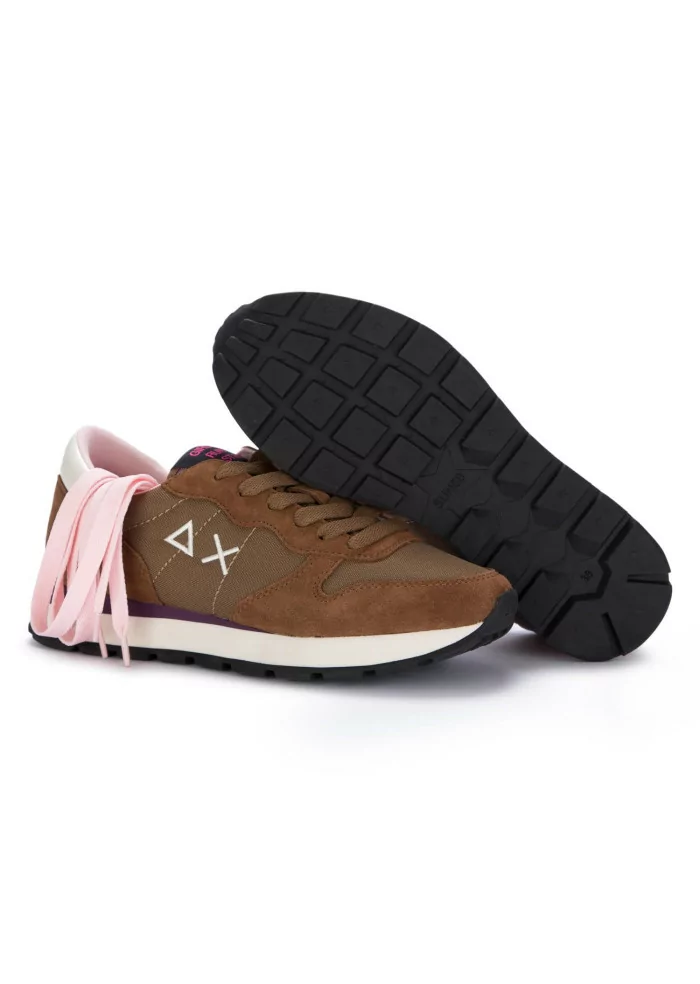 SUN68 | SNEAKERS ALLY SOLID NYLON MARRONE Latest stili