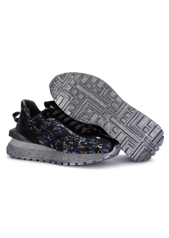 JUICE | SNEAKERS PAILLETTES VELLUTO MULTICOLORE Promozione temporanea