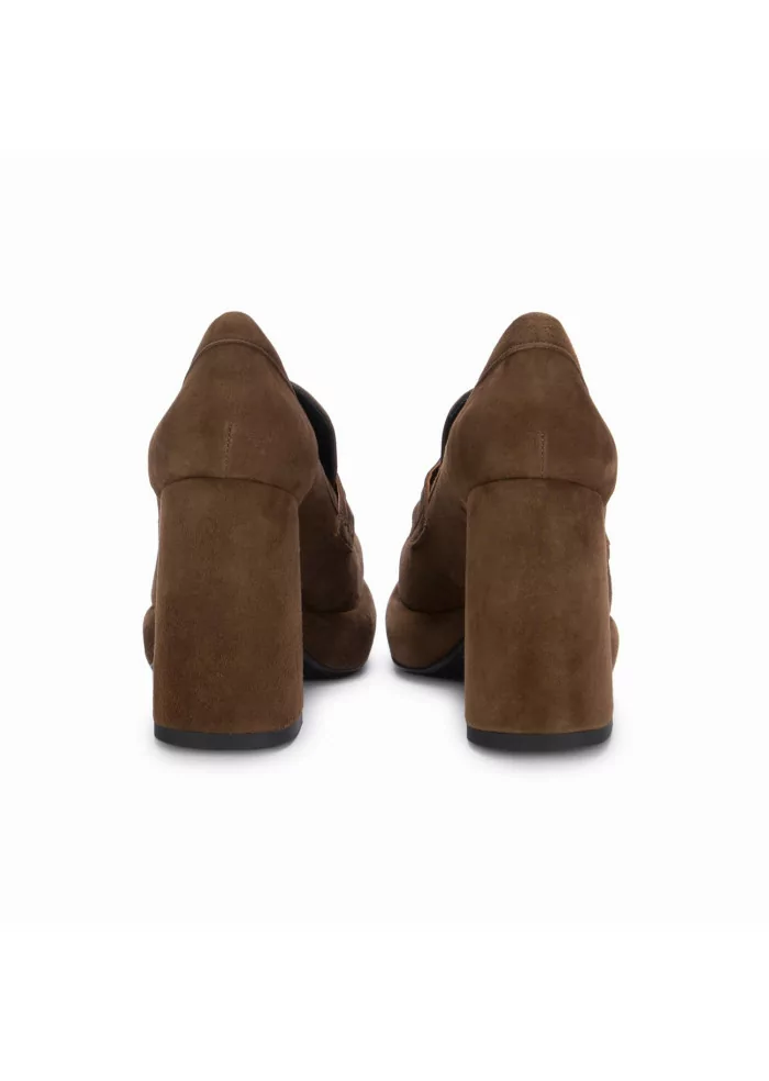 POESIE VENEZIANE | SCARPE TACCO CAMOSCIO MARRONE Only for today