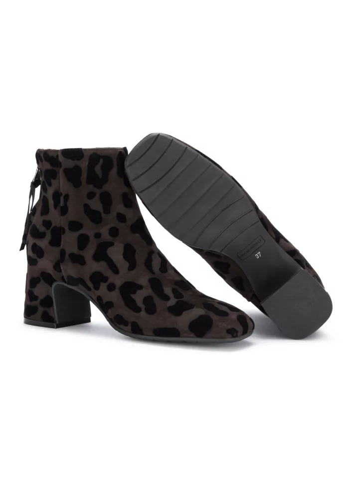 MARA BINI | STIVALETTI CON TACCO MOKA SAVANA MARRONE NERO Black Friday Prezzi