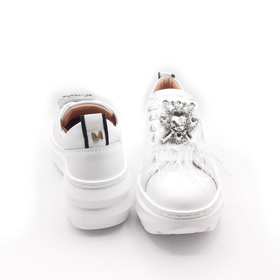 ﻿Lorenzo Mari Sneakers Veronica white Sconto