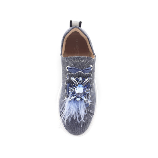 Lorenzo Mari Sneakers NEW Veronica Jeans In Vendita