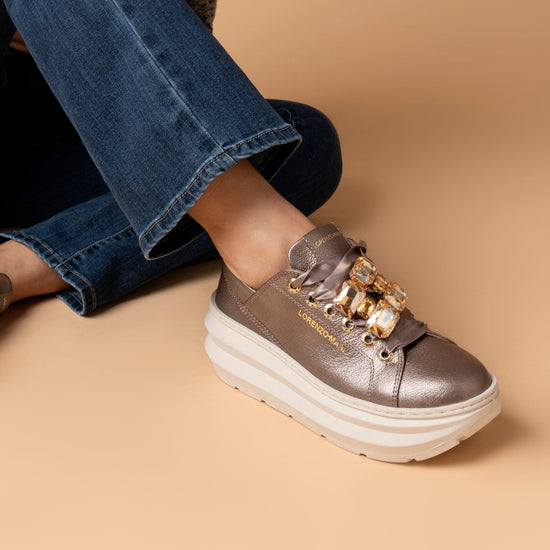 Lorenzo Mari Sneakers Ariel nocciola In Saldo