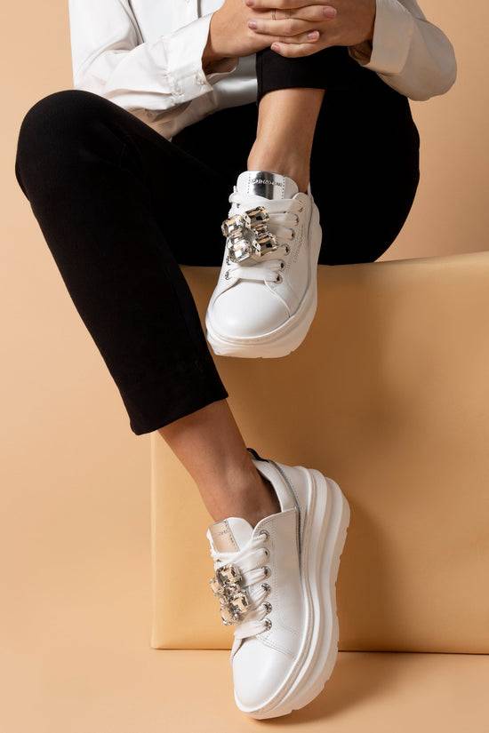 Lorenzo Mari Sneakers Tiana white Moda