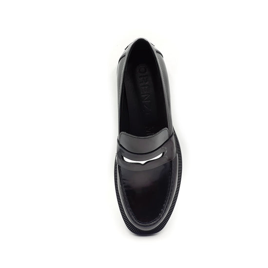 Lorenzo Mari Mocassino Ginevra 1 Black In Vendita