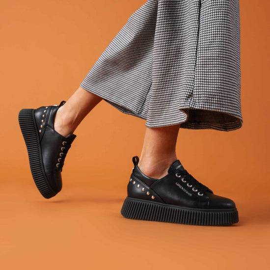 Lorenzo Mari Sneakers Sally 10 Black Spedizione Gratuita