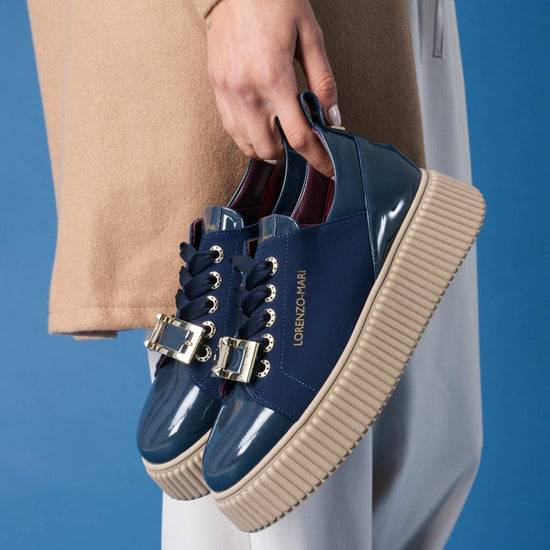Lorenzo Mari Sneakers Sally 12 Blu Offerta Giorno del Papà