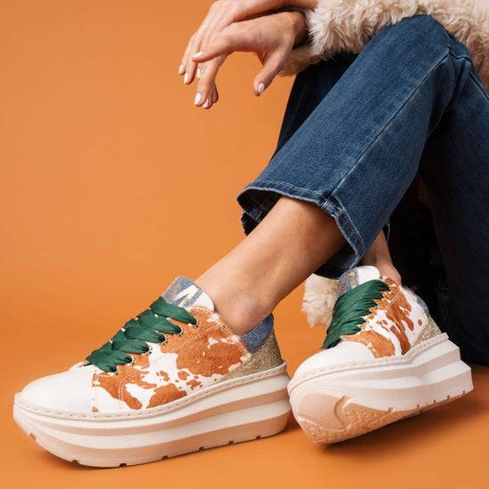Lorenzo Mari Sneaker JANE Mucca Cuoio Nuova