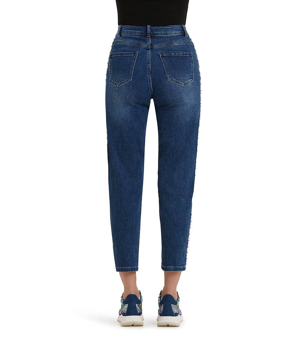 Loriblu Jeans a gamba dritta con cristalli Offerta settimanale