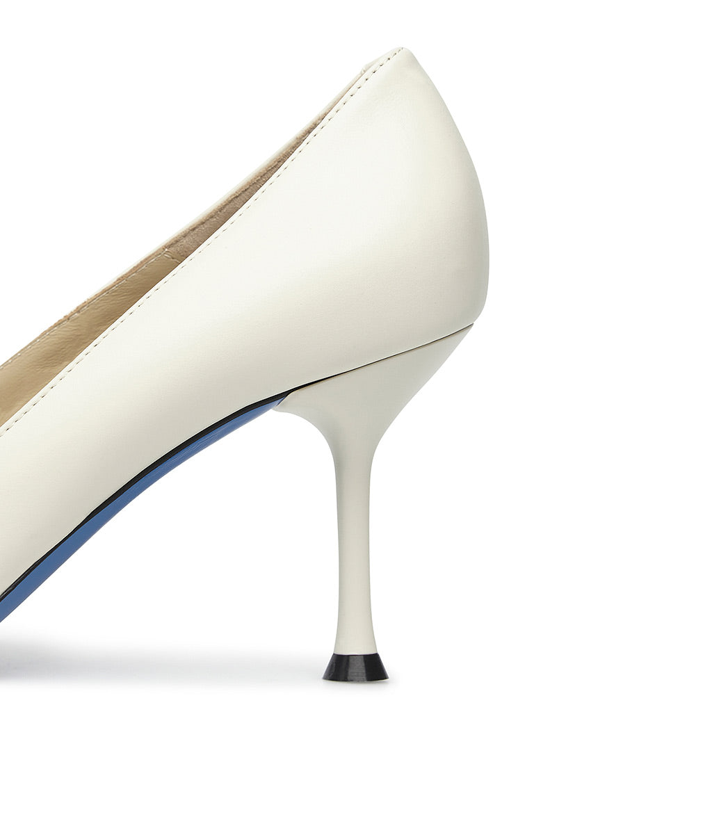 Loriblu Decollete in pelle bianca Fino al 65% di sconto
