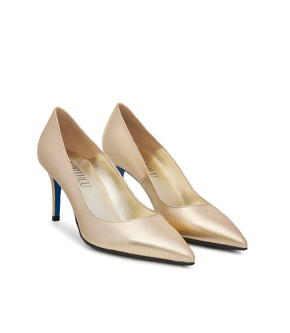Loriblu Décolleté in nappa oro Offerte esclusive
