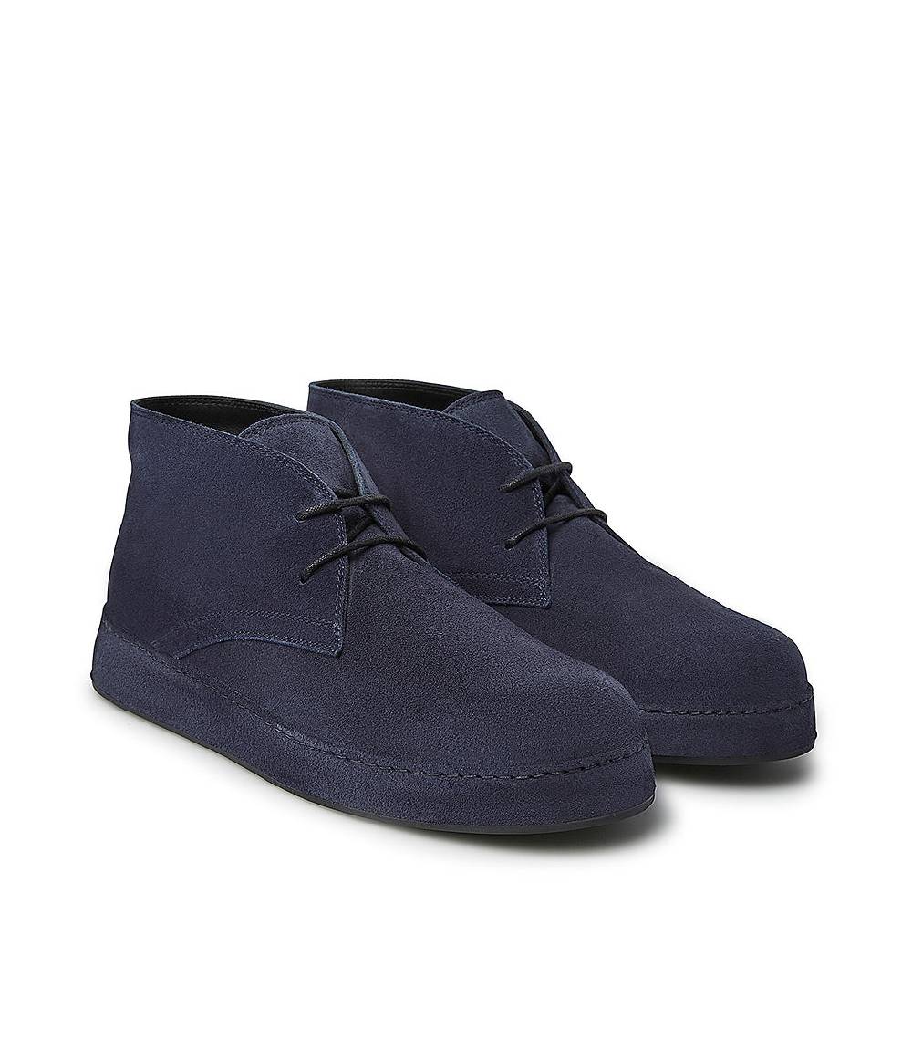Loriblu Polacchini in pelle scamosciata blu Qualità Garantita