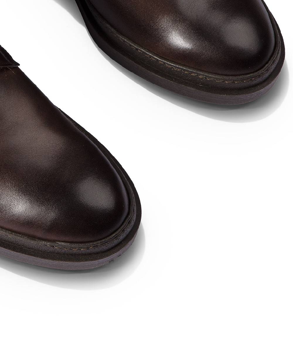 Loriblu Stivaletti in pelle marrone Fino Al -60%
