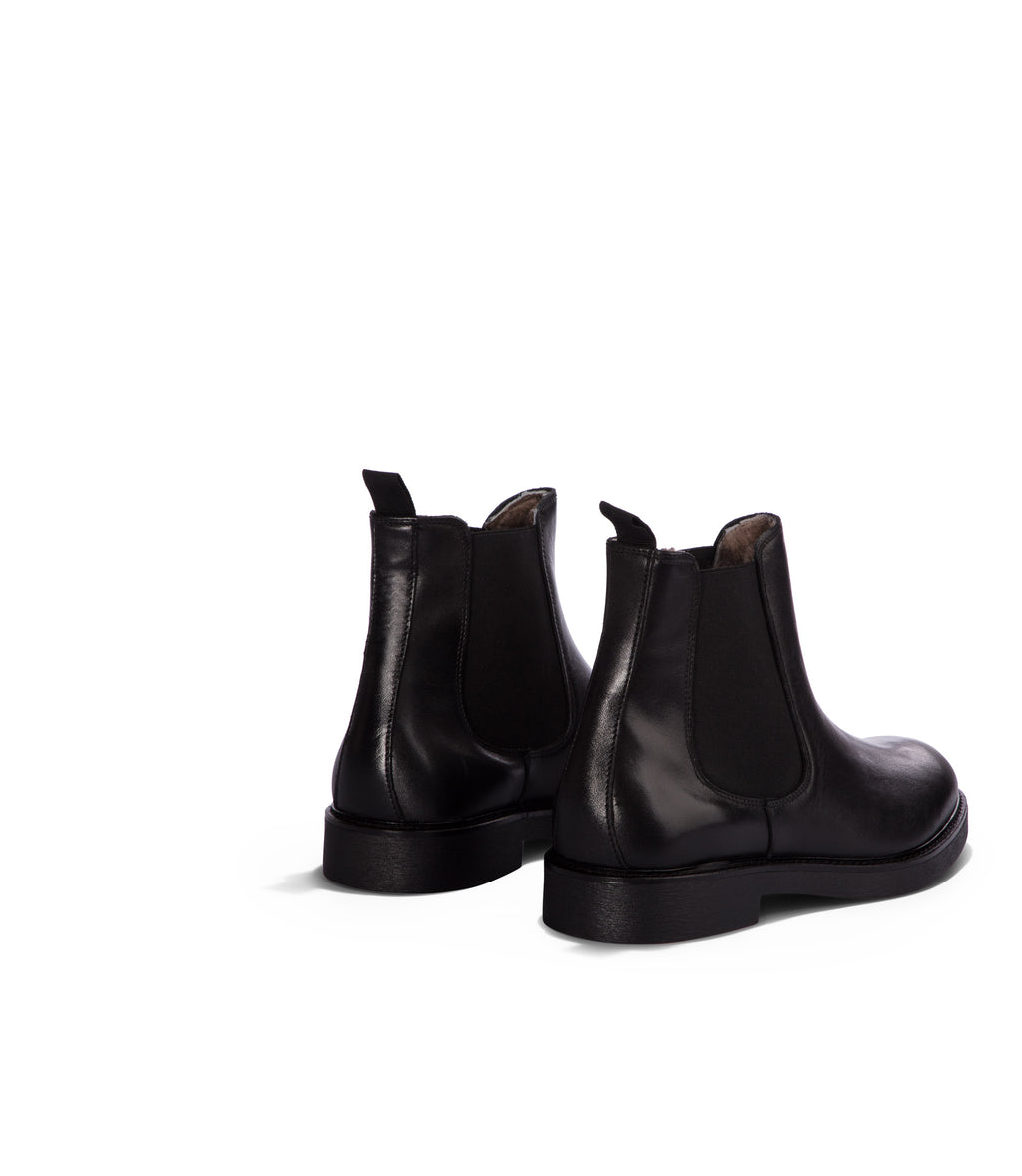 Loriblu Stivali Chelsea in pelle nera Shopping Online