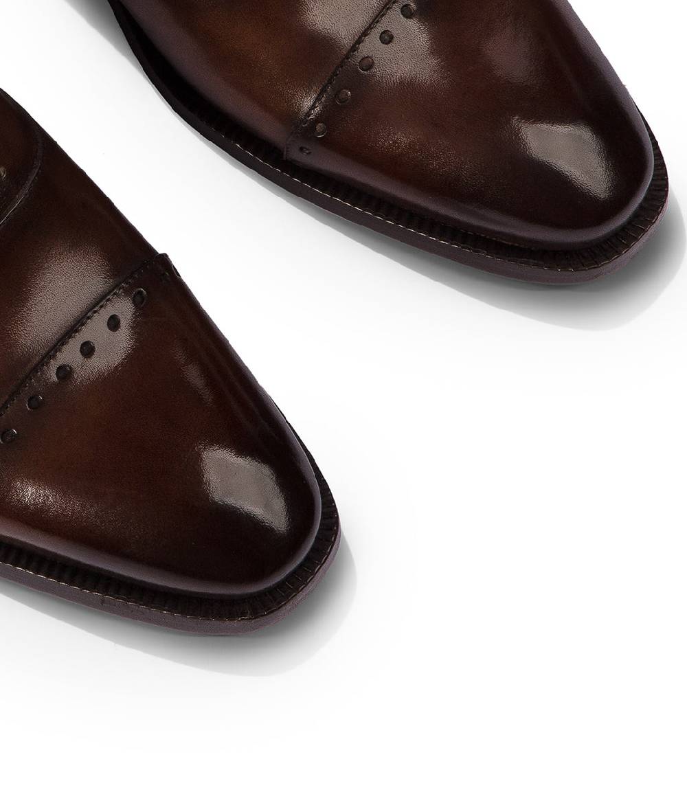 Loriblu Oxford in pelle marrone brogue Convenienza